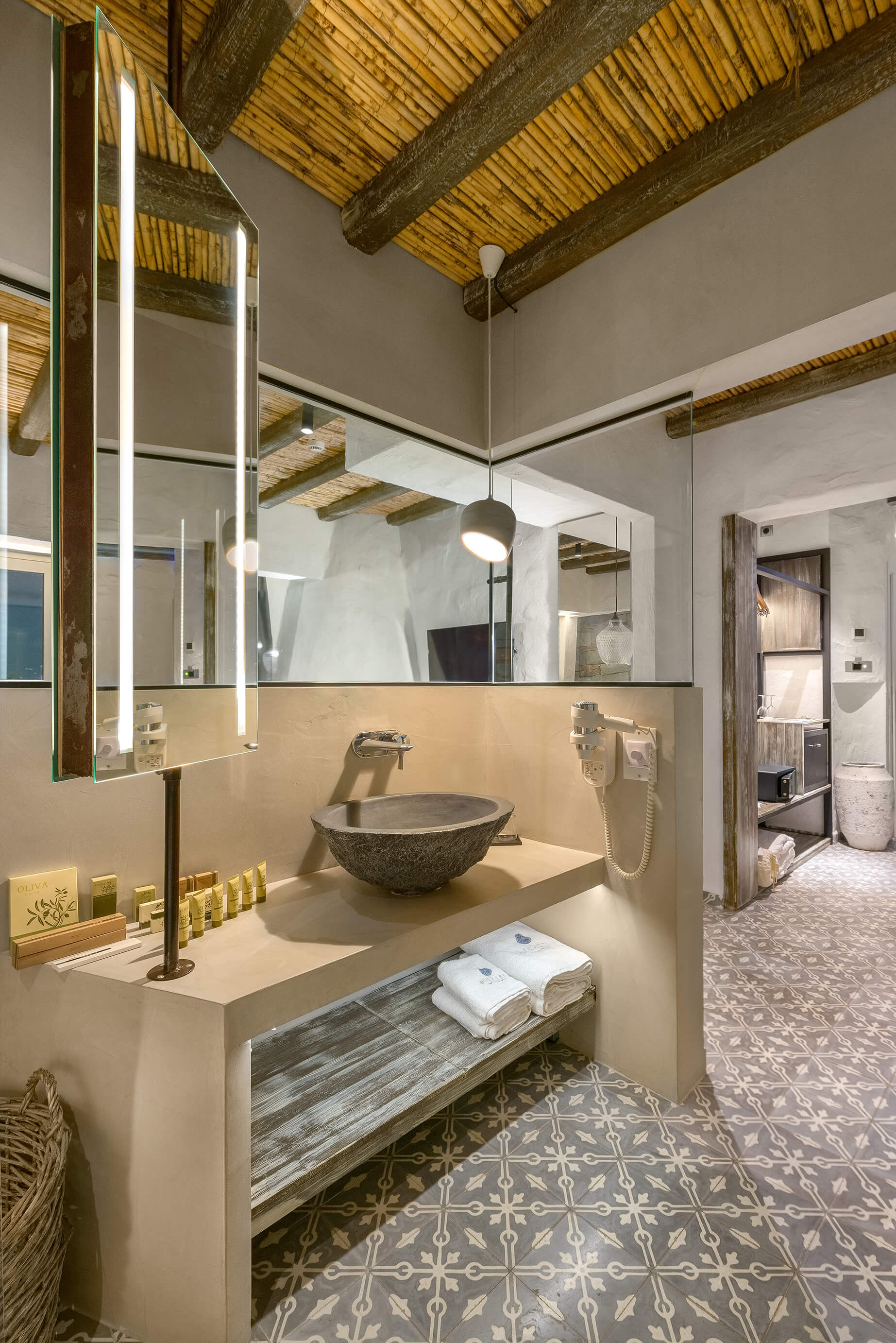 Helios Suite Hotel Bathroom - Elakati Best Hotel in Rhodes Greece